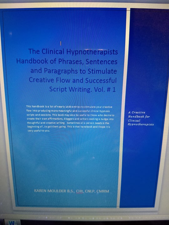 **The Clinical Hypnotherapists Handbook of Phrases, Sentences and Paragraphs