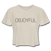 OBJOYFUL - Women's Cropped T-Shirt